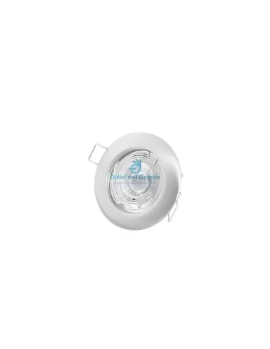 Poliplast 400571AL Fixed recessed spotlight GU10 220-240v elid